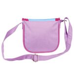 Perletti Borsa Tracolla Bambina Con Stampa Della Dottoressa Peluche Pratica Borsetta Messenger Con Patella Frontale Tracollina Regolabile Viola E Azzurra Da Viaggio E Tempo Libero 16x16x4 Cm 0 1