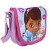 Perletti Borsa Tracolla Bambina Con Stampa Della Dottoressa Peluche Pratica Borsetta Messenger Con Patella Frontale Tracollina Regolabile Viola E Azzurra Da Viaggio E Tempo Libero 16x16x4 Cm 0