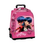 Panini 60973 Zaino Trolley Premium Miraculous Lady Bug Con Paillettes Licenza Ufficiale Scuola 201920 0