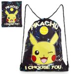 Pokmon Zaino Pikachu Scuola Zainetto Bambina Sport Borsa Palestra Scarpe Viaggio Sacca Sportiva Bambino Sacca Per Bambini Fluorescente Sacchetta Sportiva Coulisse Bimbo Idea Regalo Ragazzo 0
