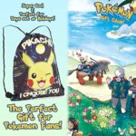 Pokmon Zaino Pikachu Scuola Zainetto Bambina Sport Borsa Palestra Scarpe Viaggio Sacca Sportiva Bambino Sacca Per Bambini Fluorescente Sacchetta Sportiva Coulisse Bimbo Idea Regalo Ragazzo 0 4