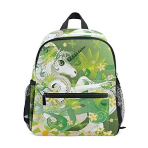 Sacchetto Di Scuola Materna Per Bambini Di Primavera Unicorno Zaino Zaino Per Ragazzi Delle Ragazze Del Bambino 0