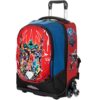 Trolley Zaino Scuola Gormiti 3 Ruote Nuova Collezione Astuccio 3 Zip Completo Omaggio Portachiave Fischietto Omaggio 10 Penne Glitterate 0 0