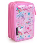 Unicorno Jr301201 Astuccio Triplo Riempito 44 Accessori Scuola 20 Centimetri 0 1