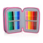 Unicorno Jr301201 Astuccio Triplo Riempito 44 Accessori Scuola 20 Centimetri 0 3