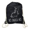 Unicorno Sacca Noe Semplice Noe Dv 237 In Nero Unicorn Hipster Custodia Sacchetto Sport Gymbag Zaino Borsa Iuta Cotone Stampa Tessile Lavabile Idea Regalo Print 0