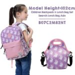 Vaschy Zaino Scuola Elementare Bambina Zaino Unicorno Zaini Elementari Bimba Zaino Asilo Bambino Zaini Scuola Bambini Zainetto Ragazza Con Fascia Toracica 0 4