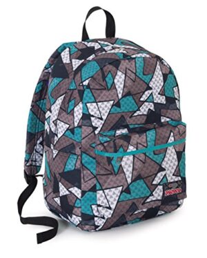 Zaino Tondo Seven Ischoolpack Con Power Bank Porta Laptop Grigio Verde 27lt 0