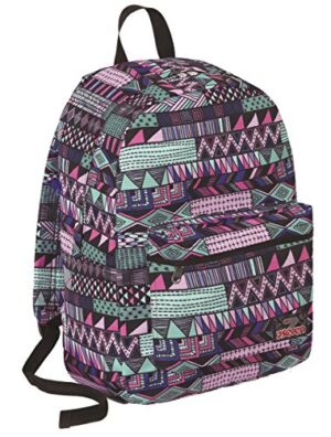 Zaino Tondo Seven Con Power Bank Porta Laptop Rosa Verde Acqua 27lt 0