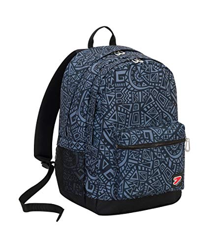 Zaino Seven The Double Pro Xxl Grigio Fantasia 30 Lt Power Bank Integrata 0