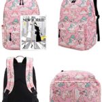 Zaino Sacchetto Di Scuola Delle Ragazze Unicorno Simpatico Sacchetto Di Scuola Elementare Per Bambini Medio Leggero Con Custodia Per Matita 1 Rosa 0 1