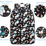 Zaino Scuola Elementare Bambina Zaini Unicorno Zaini Elementari Bimba Asilo Bambino Girl School Backpack 1 Nero 0 0