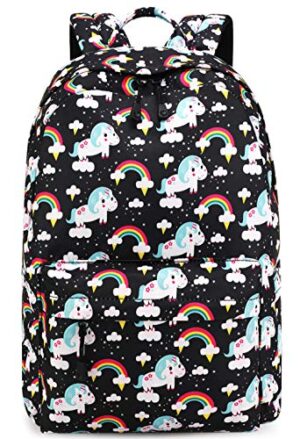 Zaino Scuola Elementare Bambina Zaini Unicorno Zaini Elementari Bimba Asilo Bambino Girl School Backpack 1 Nero 0