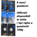 Zaino Scuola Inter Astuccio 3 Zip Diario 6 Quaderni 100g 0 0