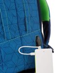 Zaino Scuola Outsize Seven Rebel Boy Blu 33 Lt Power Bank Integrato 0 4