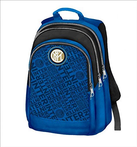 Zaino Scuola Tempo Libero 3 Cerniere Fcinter Ufficiale Calcio 31164 Gut 0