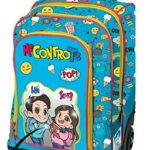 Zaino Trolley Scuola Me Contro Te Pool Over 2020 Azzurro 0