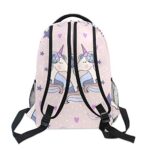 Zaino Da Scuola Con Unicorno Rosa Per Ragazzi Ragazze Borsa Da Viaggio Borsa Da Viaggio 0 3