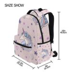 Zaino Da Scuola Con Unicorno Rosa Per Ragazzi Ragazze Borsa Da Viaggio Borsa Da Viaggio 0 5