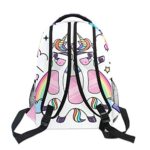 Zaino Da Viaggio Con Fantasia Unicorno Cavallo Scuola Per Ragazzi 0 3