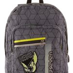 Zaino Scuola Outsize Seven Rebel Boy Nero 33 Lt Power Bank Integrato 0 1