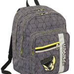 Zaino Scuola Outsize Seven Rebel Boy Nero 33 Lt Power Bank Integrato 0