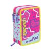 Astuccio Seven Pen Pad 3zip Girl Fucsia Cod 8596 0