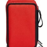 Astuccio 3 Scomparti Seven Bright College Rosso Completo Di Matite Penne Pennarelli 0 5