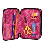 Astuccio 3 Zip Seven Nymfe Azzurro Con Materiale Scolastico 18 Pennarelli Giotto Turbo Color 18 Matite Giotto Laccato 0 1