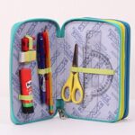 Astuccio 3 Zip Blu Psychedelic Boy Seven 0 1