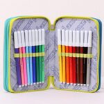 Astuccio 3 Zip Blu Psychedelic Boy Seven 0 2