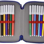 Disney Cars Saetta Mcqueen Astuccio Triplo 3 Scomparti Pennarelli Pastelli Accessori Scuola 42 Pezzi Poliestere Multicolore Giotto Cars 0 1