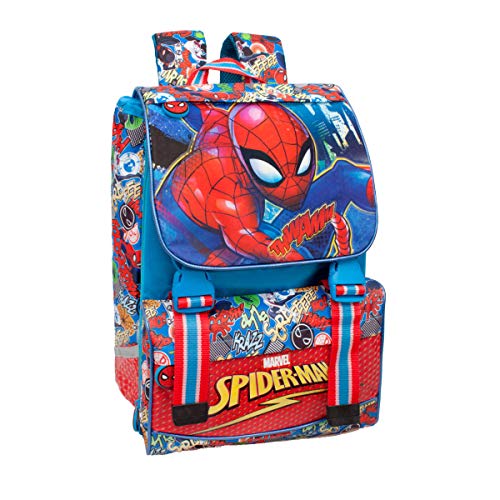 Marvel Spiderman 46112 Zaino Da Scuola Estensibile Poliestere Multicolore 0
