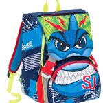 Sj Gang Zaino Estensibile Big Cuccioli 28 Lt Blu Sdoppiabile Scuola Tempo Libero 41 Cm 0