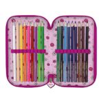 Santoro M057a Astuccio Scolastico Unisex Per Bambini 205 X 125 X 65 Mm Rosa Size 205x125x65 Mm 0 2