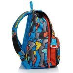 Schoolpack Zaino Scuola Seven Sj Gang Animal Boy Blu Estensibile Astuccio 3 Zip Completo 0 1
