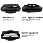 Taygeer Borsa A Tracolla Per Computer Portatile 156 Pollici Impermeabile Con Tracolla Resistente Con Maniglia Per Computer Notebook Macbook Colore Nero 0 0