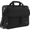 Taygeer Borsa A Tracolla Per Computer Portatile 156 Pollici Impermeabile Con Tracolla Resistente Con Maniglia Per Computer Notebook Macbook Colore Nero 0