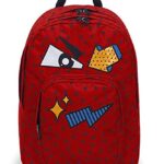 Zaino Invicta Dial Pack Face Fiesta Red Rosso Tasca Porta Pc Padded Americano 38 Lt 0