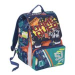 Zaino Sj Gang Boy Sdoppiabile Estensibile Blu Con Flip System E Cards 0 0