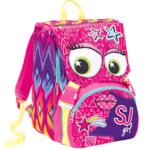 Zaino Estensibile Big Facce Da Sj 28 Lt Rosa Sdoppiabile Scuola Tempo Libero 0 1