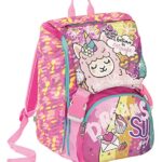 Zaino Estensibile Sj Gang Cuccioli Da Sj Rosa Scuola Elementare E Medie 0 1