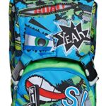 Zaino Estensibile Sj Gang Facce Da Sj Nero Scuola Elementare E Medie 0 2