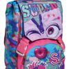Zaino Estensibile Sj Gang Facce Da Sj Rosa Scuola Elementare E Medie 0
