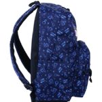 Zaino Tondo Invicta Ollie Face Yap Blu 25lt Scuola Tempo Libero 0 3