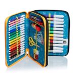 Astuccio Maxi 2 Zip Sj Gang City Explorer Arancione 0 2