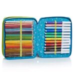 Astuccio Maxi 2 Zip Sj Gang Play Again Blu 0 1