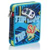 Astuccio Maxi 2 Zip Sj Gang Play Again Blu 0