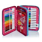 Astuccio Maxi 2 Zip Sj Gang Sweet Wave Fuxia 0 2