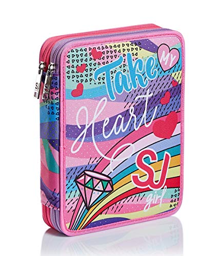 Astuccio Maxi 2 Zip Seven Rainbow 0